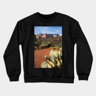 Arid landscape. Crewneck Sweatshirt